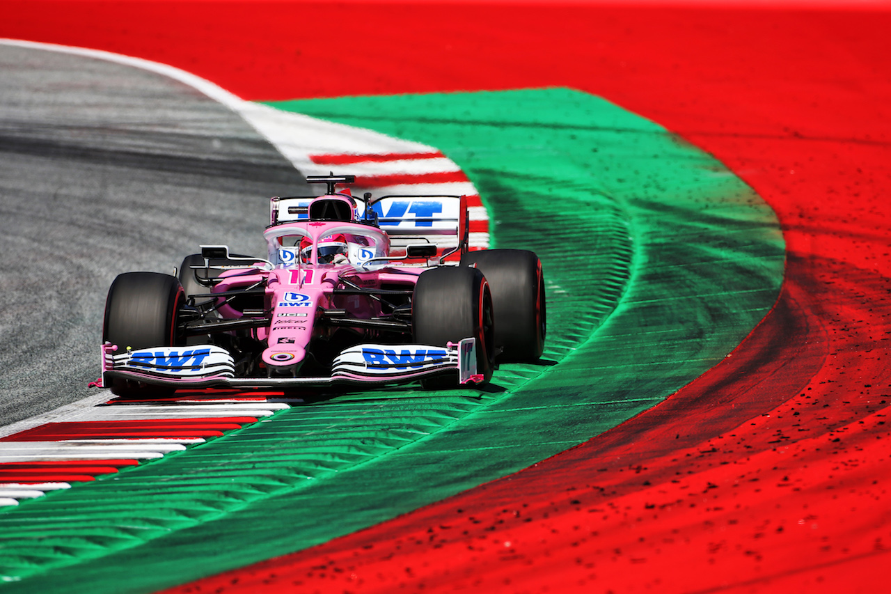 GP AUSTRIA, Sergio Perez (MEX) Racing Point F1 Team RP19.
04.07.2020. Formula 1 World Championship, Rd 1, Austrian Grand Prix, Spielberg, Austria, Qualifiche Day.
- www.xpbimages.com, EMail: requests@xpbimages.com © Copyright: Charniaux / XPB Images
