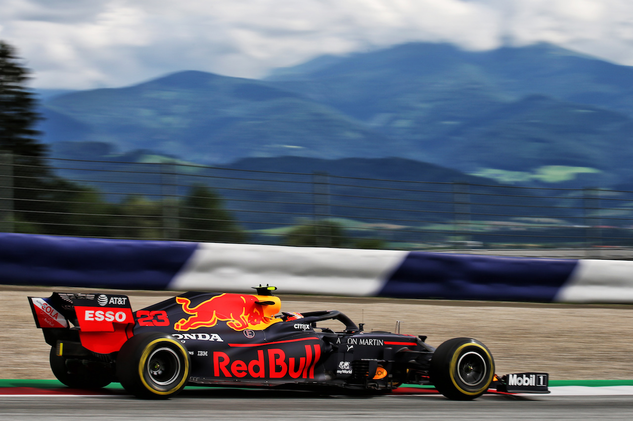 GP AUSTRIA, Alexander Albon (THA) Red Bull Racing RB16.
03.07.2020. Formula 1 World Championship, Rd 1, Austrian Grand Prix, Spielberg, Austria, Practice Day.
- www.xpbimages.com, EMail: requests@xpbimages.com © Copyright: Batchelor / XPB Images