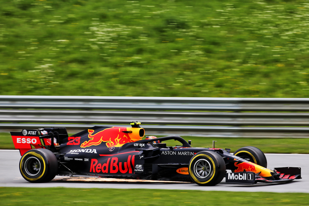 GP AUSTRIA, Alexander Albon (THA) Red Bull Racing RB16.
03.07.2020. Formula 1 World Championship, Rd 1, Austrian Grand Prix, Spielberg, Austria, Practice Day.
- www.xpbimages.com, EMail: requests@xpbimages.com © Copyright: Batchelor / XPB Images