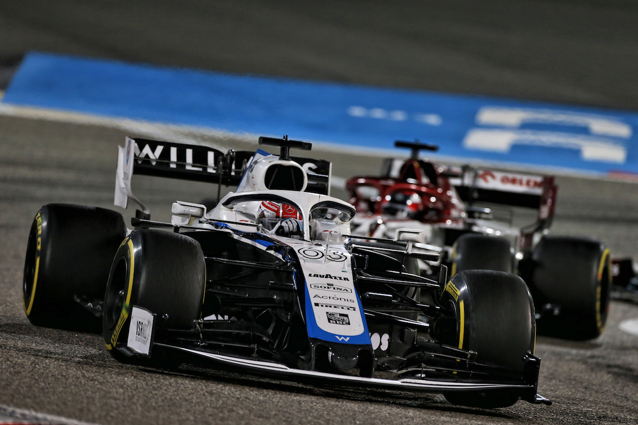 GP BAHRAIN, George Russell (GBR) Williams Racing FW43.
29.11.2020. Formula 1 World Championship, Rd 15, Bahrain Grand Prix, Sakhir, Bahrain, Gara Day.
- www.xpbimages.com, EMail: requests@xpbimages.com © Copyright: Moy / XPB Images
