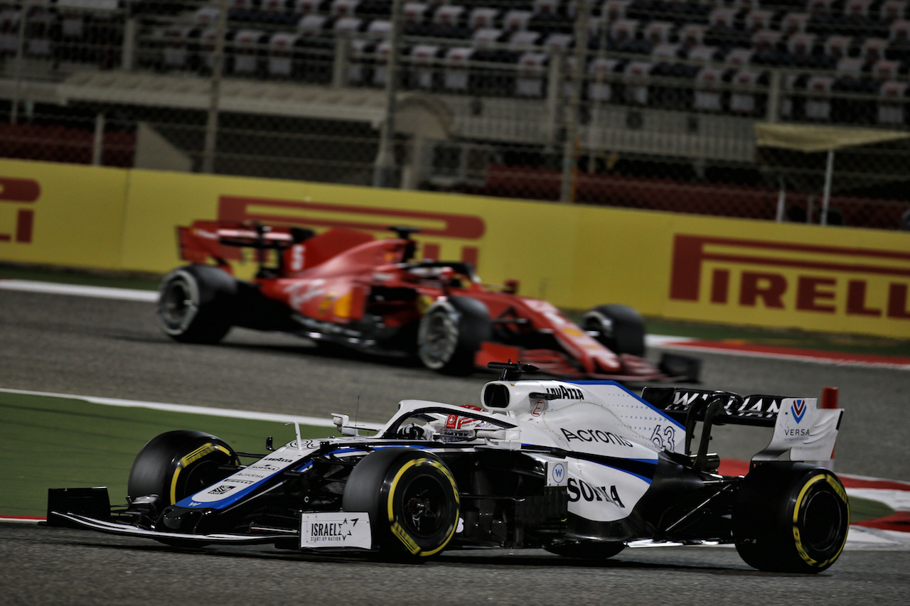 GP BAHRAIN, George Russell (GBR) Williams Racing FW43.
29.11.2020. Formula 1 World Championship, Rd 15, Bahrain Grand Prix, Sakhir, Bahrain, Gara Day.
- www.xpbimages.com, EMail: requests@xpbimages.com © Copyright: Batchelor / XPB Images
