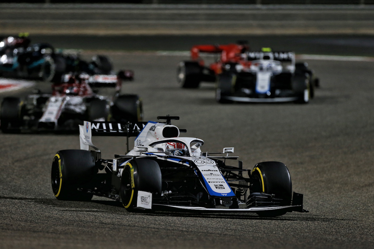 GP BAHRAIN, George Russell (GBR) Williams Racing FW43.
29.11.2020. Formula 1 World Championship, Rd 15, Bahrain Grand Prix, Sakhir, Bahrain, Gara Day.
- www.xpbimages.com, EMail: requests@xpbimages.com © Copyright: Moy / XPB Images