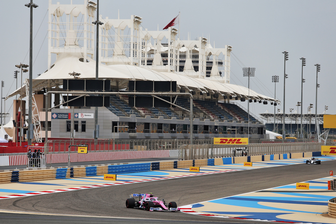 GP BAHRAIN, Lance Stroll (CDN) Racing Point F1 Team RP20.
28.11.2020. Formula 1 World Championship, Rd 15, Bahrain Grand Prix, Sakhir, Bahrain, Qualifiche Day.
- www.xpbimages.com, EMail: requests@xpbimages.com © Copyright: Moy / XPB Images