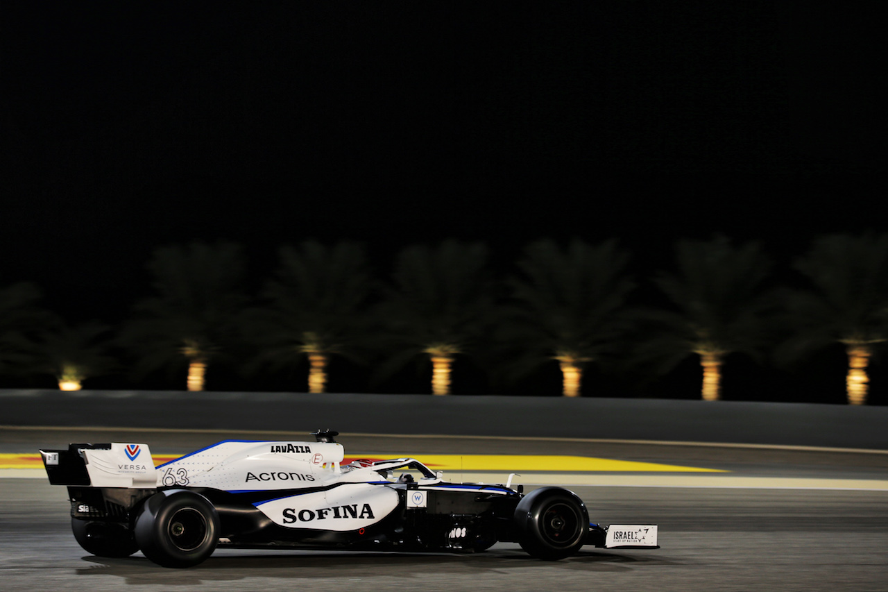 GP BAHRAIN, George Russell (GBR) Williams Racing FW43.
27.11.2020. Formula 1 World Championship, Rd 15, Bahrain Grand Prix, Sakhir, Bahrain, Practice Day
- www.xpbimages.com, EMail: requests@xpbimages.com © Copyright: Batchelor / XPB Images