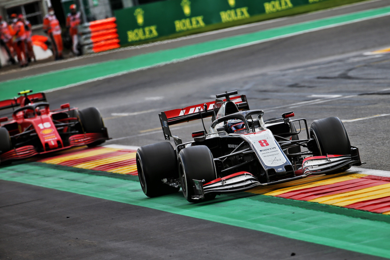 GP BELGIO, Romain Grosjean (FRA) Haas F1 Team VF-20.
30.08.2020. Formula 1 World Championship, Rd 7, Belgian Grand Prix, Spa Francorchamps, Belgium, Gara Day.
- www.xpbimages.com, EMail: requests@xpbimages.com © Copyright: Batchelor / XPB Images