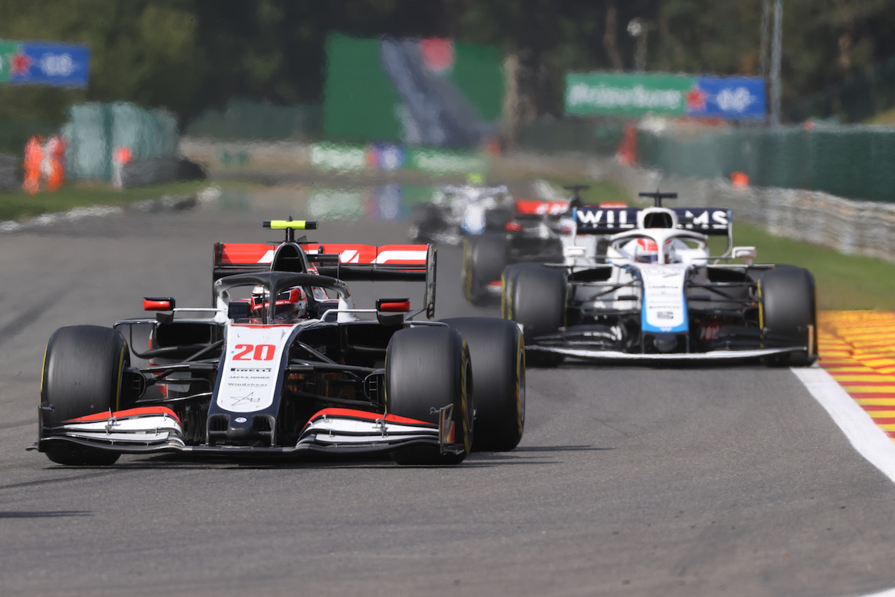 GP BELGIO, Kevin Magnussen (DEN) Haas VF-20.
30.08.2020. Formula 1 World Championship, Rd 7, Belgian Grand Prix, Spa Francorchamps, Belgium, Gara Day.
- www.xpbimages.com, EMail: requests@xpbimages.com - copy of publication required for printed pictures. Every used picture is fee-liable. © Copyright: FIA Pool Image for Editorial Use Only