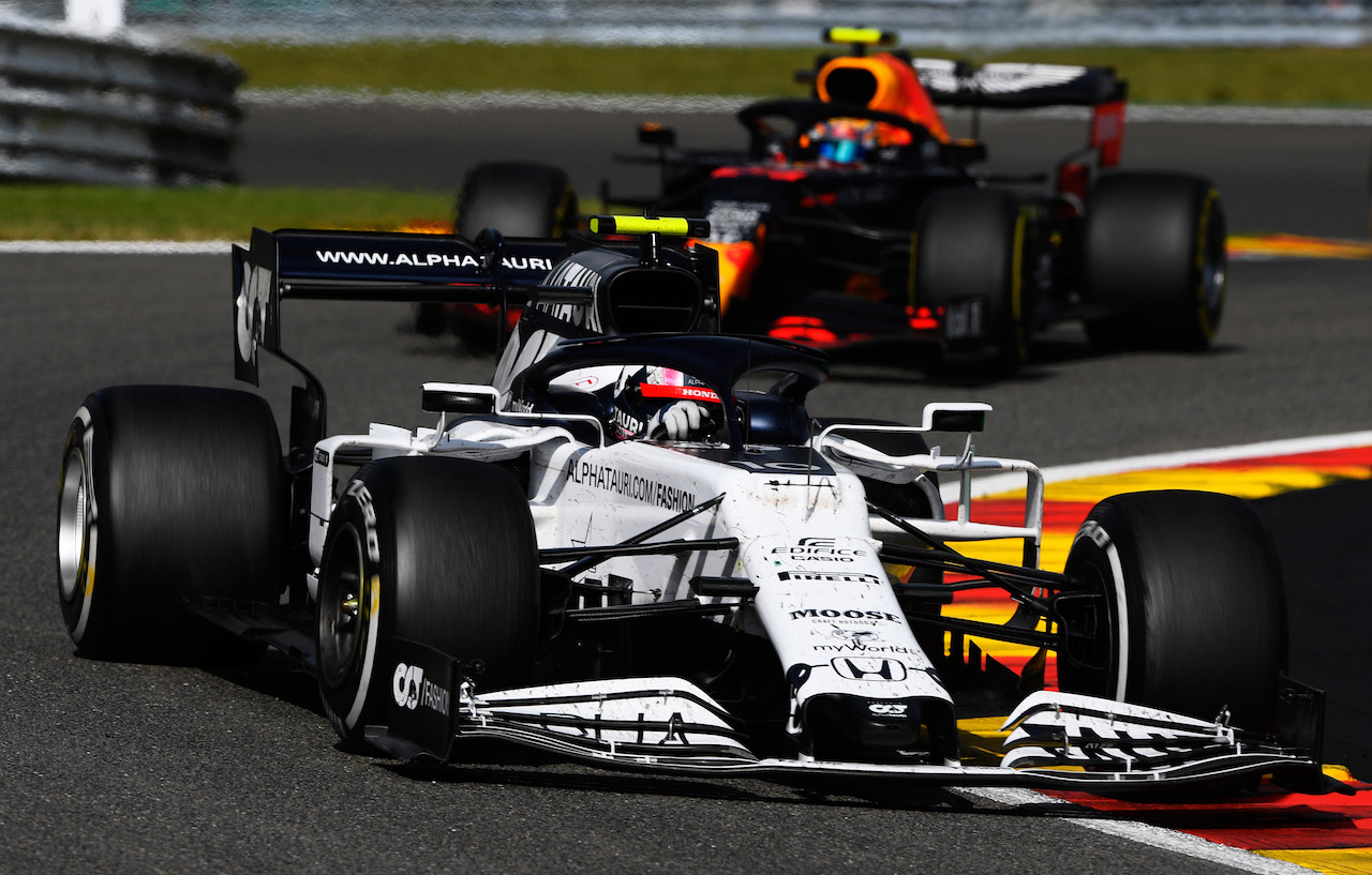 GP BELGIO, Pierre Gasly (FRA) AlphaTauri AT01.
30.08.2020. Formula 1 World Championship, Rd 7, Belgian Grand Prix, Spa Francorchamps, Belgium, Gara Day.
- www.xpbimages.com, EMail: requests@xpbimages.com - copy of publication required for printed pictures. Every used picture is fee-liable. © Copyright: FIA Pool Image for Editorial Use Only