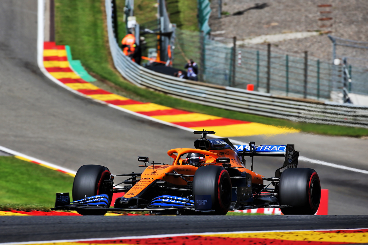 GP BELGIO, Carlos Sainz Jr (ESP) McLaren MCL35.
29.08.2020. Formula 1 World Championship, Rd 7, Belgian Grand Prix, Spa Francorchamps, Belgium, Qualifiche Day.
- www.xpbimages.com, EMail: requests@xpbimages.com © Copyright: Batchelor / XPB Images