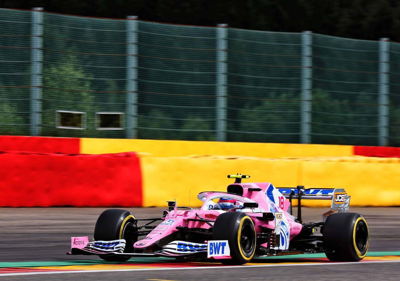 GP BELGIO, Lance Stroll (CDN) Racing Point F1 Team RP20.
29.08.2020. Formula 1 World Championship, Rd 7, Belgian Grand Prix, Spa Francorchamps, Belgium, Qualifiche Day.
- www.xpbimages.com, EMail: requests@xpbimages.com © Copyright: Batchelor / XPB Images