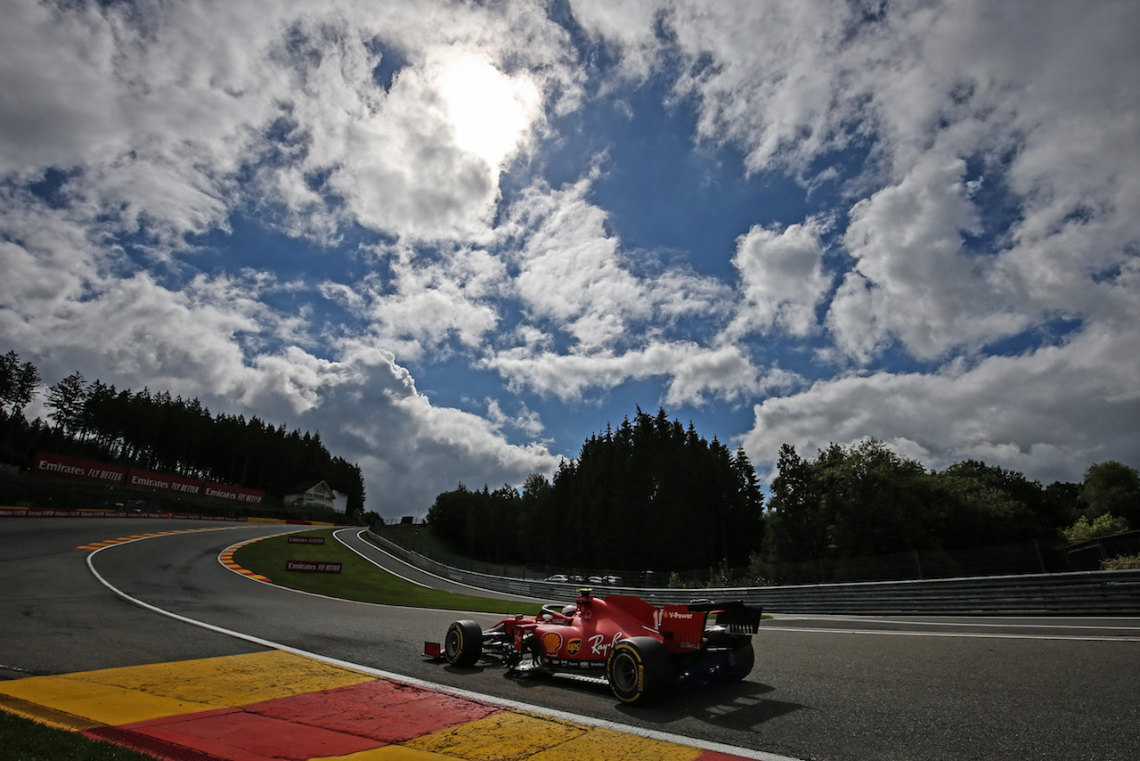 GP BELGIO, Charles Leclerc (FRA), Ferrari 
29.08.2020. Formula 1 World Championship, Rd 7, Belgian Grand Prix, Spa Francorchamps, Belgium, Qualifiche Day.
- www.xpbimages.com, EMail: requests@xpbimages.com - copy of publication required for printed pictures. Every used picture is fee-liable. © Copyright: Charniaux / XPB Images