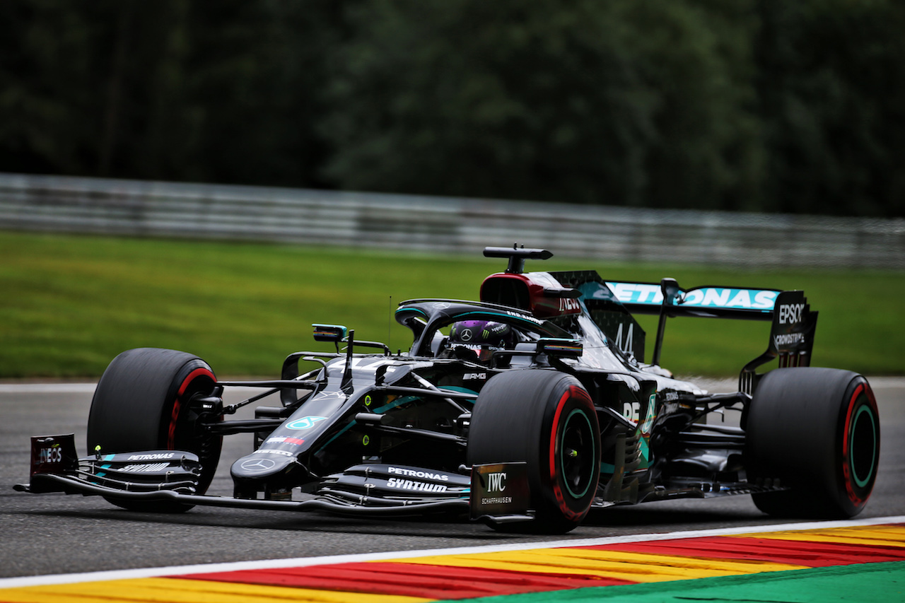 GP BELGIO, Lewis Hamilton (GBR) Mercedes AMG F1 W11.
28.08.2020. Formula 1 World Championship, Rd 7, Belgian Grand Prix, Spa Francorchamps, Belgium, Practice Day.
- www.xpbimages.com, EMail: requests@xpbimages.com © Copyright: Batchelor / XPB Images