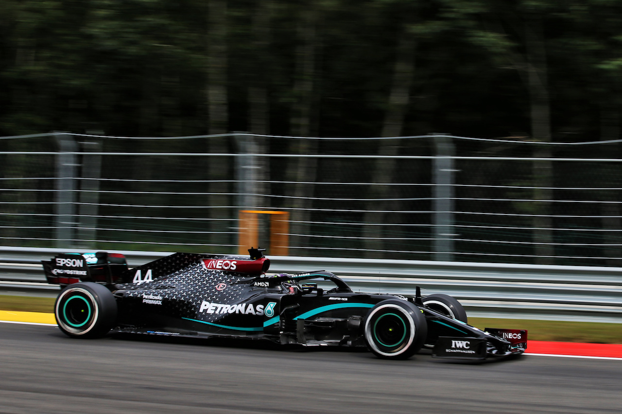 GP BELGIO, Lewis Hamilton (GBR) Mercedes AMG F1 W11.
28.08.2020. Formula 1 World Championship, Rd 7, Belgian Grand Prix, Spa Francorchamps, Belgium, Practice Day.
- www.xpbimages.com, EMail: requests@xpbimages.com © Copyright: Batchelor / XPB Images