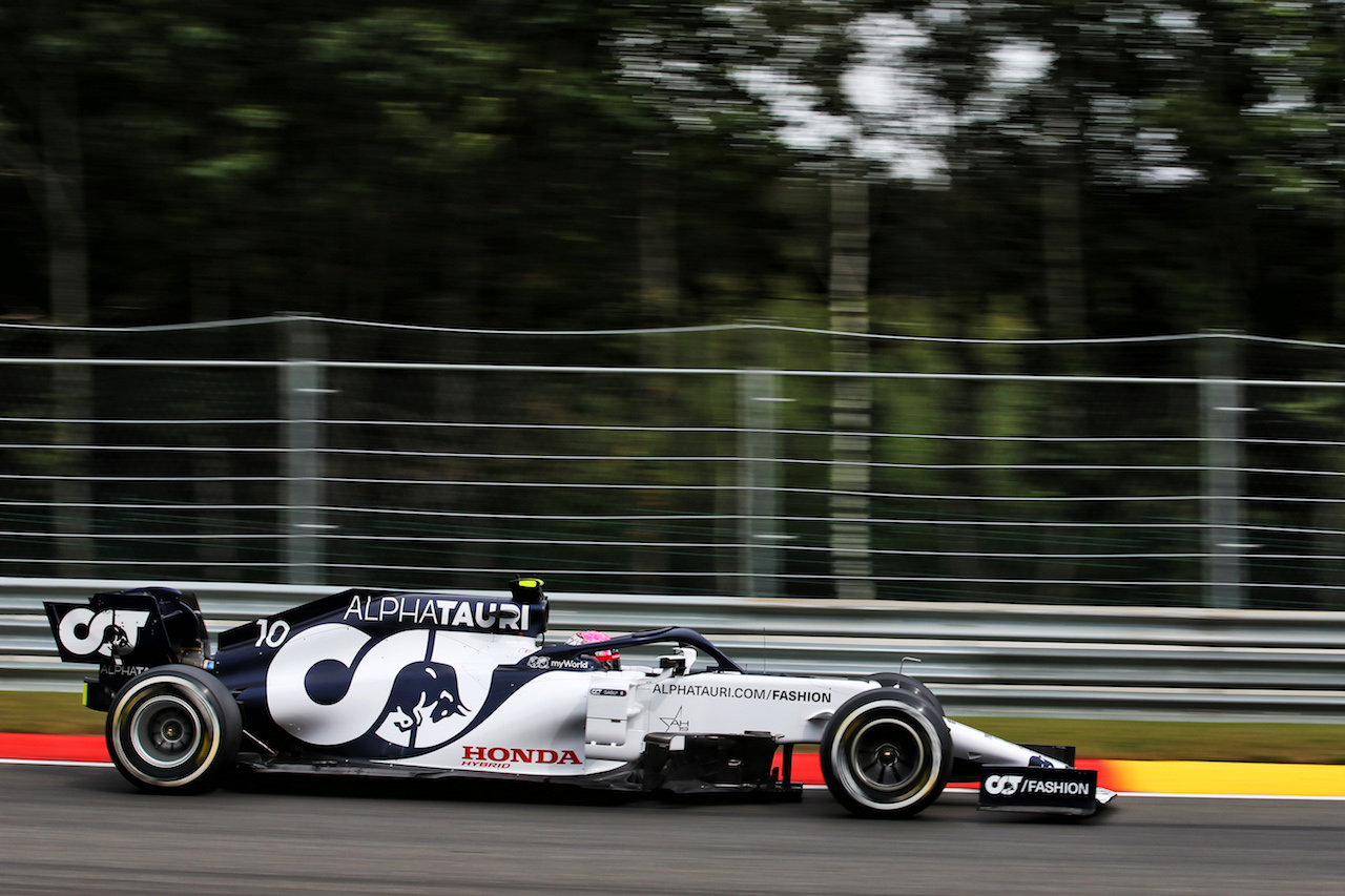 GP BELGIO, Pierre Gasly (FRA) AlphaTauri AT01.
28.08.2020. Formula 1 World Championship, Rd 7, Belgian Grand Prix, Spa Francorchamps, Belgium, Practice Day.
- www.xpbimages.com, EMail: requests@xpbimages.com © Copyright: Batchelor / XPB Images