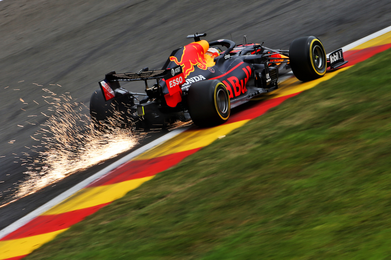 GP BELGIO, Max Verstappen (NLD) Red Bull Racing RB16.
28.08.2020. Formula 1 World Championship, Rd 7, Belgian Grand Prix, Spa Francorchamps, Belgium, Practice Day.
- www.xpbimages.com, EMail: requests@xpbimages.com - copy of publication required for printed pictures. Every used picture is fee-liable. © Copyright: Charniaux / XPB Images