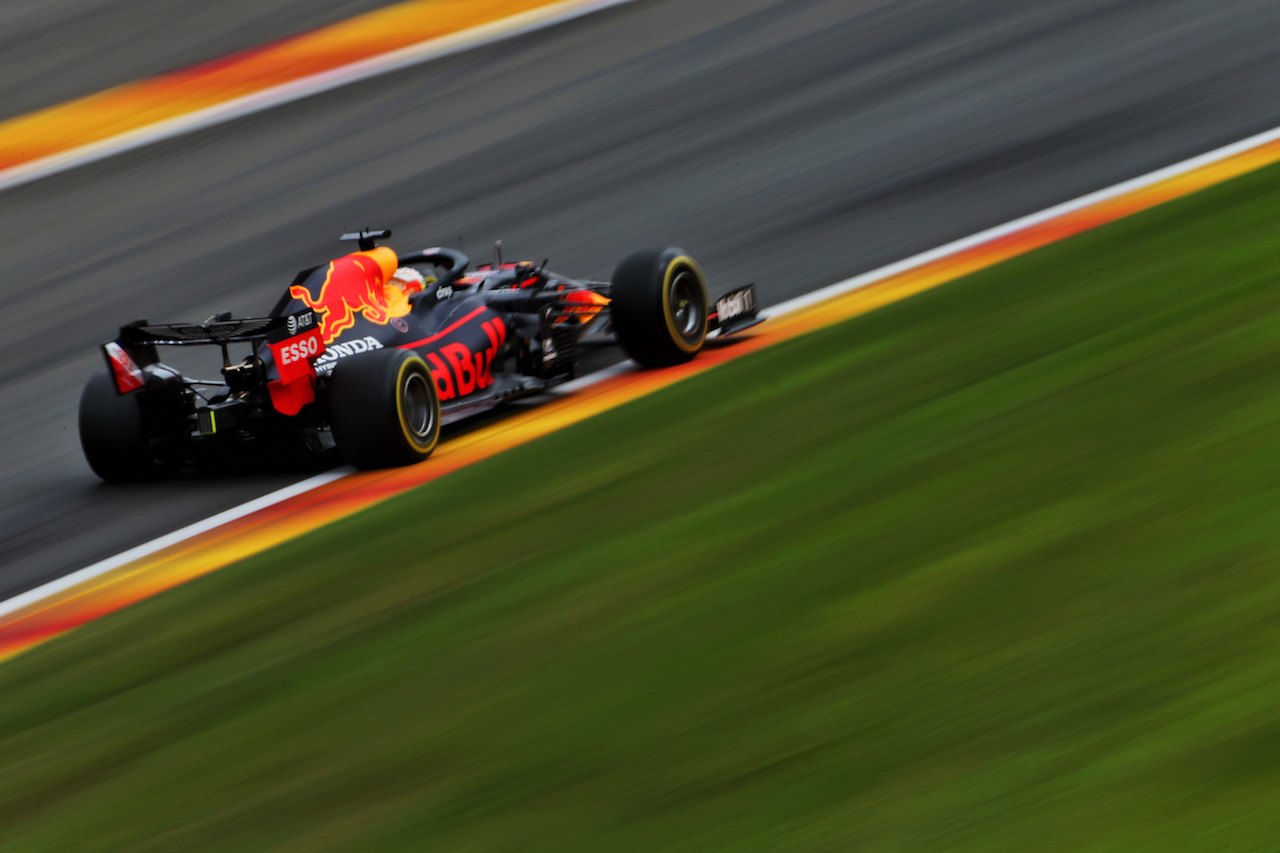 GP BELGIO, Max Verstappen (NLD) Red Bull Racing RB16.
28.08.2020. Formula 1 World Championship, Rd 7, Belgian Grand Prix, Spa Francorchamps, Belgium, Practice Day.
- www.xpbimages.com, EMail: requests@xpbimages.com - copy of publication required for printed pictures. Every used picture is fee-liable. © Copyright: Charniaux / XPB Images
