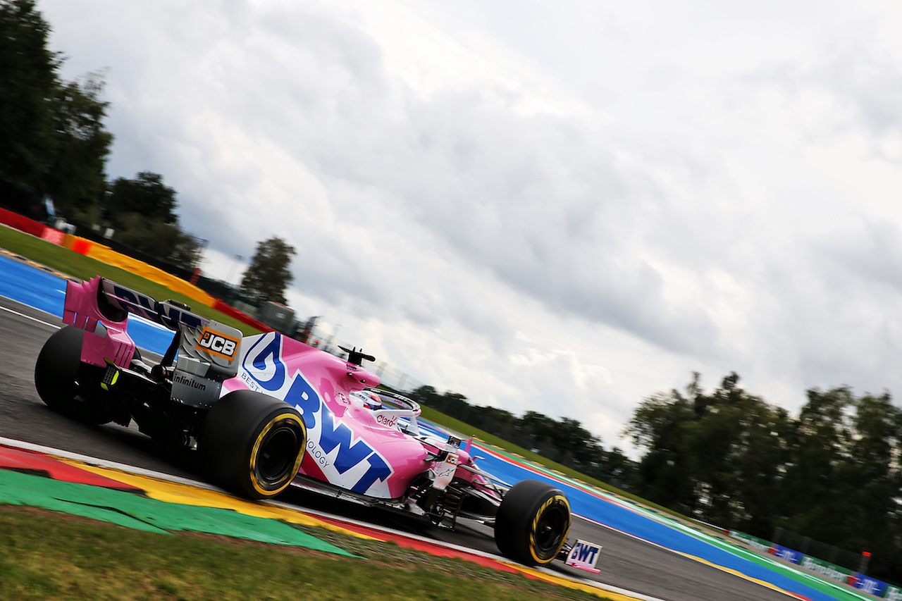 GP BELGIO, Sergio Perez (MEX) Racing Point F1 Team RP19.
28.08.2020. Formula 1 World Championship, Rd 7, Belgian Grand Prix, Spa Francorchamps, Belgium, Practice Day.
- www.xpbimages.com, EMail: requests@xpbimages.com © Copyright: Batchelor / XPB Images