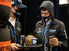 GP EIFEL, Nicholas Latifi (CDN) Williams Racing serves Lavazza Coffee to team mate George Russell (GBR) Williams Racing.
09.10.2020. Formula 1 World Championship, Rd 11, Eifel Grand Prix, Nurbugring, Germany, Practice Day.
- www.xpbimages.com, EMail: requests@xpbimages.com © Copyright: Bearne / XPB Images