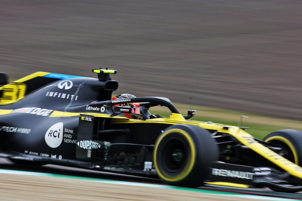 GP EMILIA ROMAGNA, Esteban Ocon (FRA) Renault F1 Team RS20.
01.11.2020. Formula 1 World Championship, Rd 13, Emilia Romagna Grand Prix, Imola, Italy, Gara Day.
- www.xpbimages.com, EMail: requests@xpbimages.com © Copyright: Charniaux / XPB Images