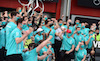 GP EMILIA ROMAGNA, Lewis Hamilton (GBR) Mercedes AMG F1 e the Mercedes AMG F1 team celebrate a 1-2 finish e their seventh consecutive Constructors' title.
01.11.2020. Formula 1 World Championship, Rd 13, Emilia Romagna Grand Prix, Imola, Italy, Gara Day.
- www.xpbimages.com, EMail: requests@xpbimages.com © Copyright: FIA Pool Image for Editorial Use Only