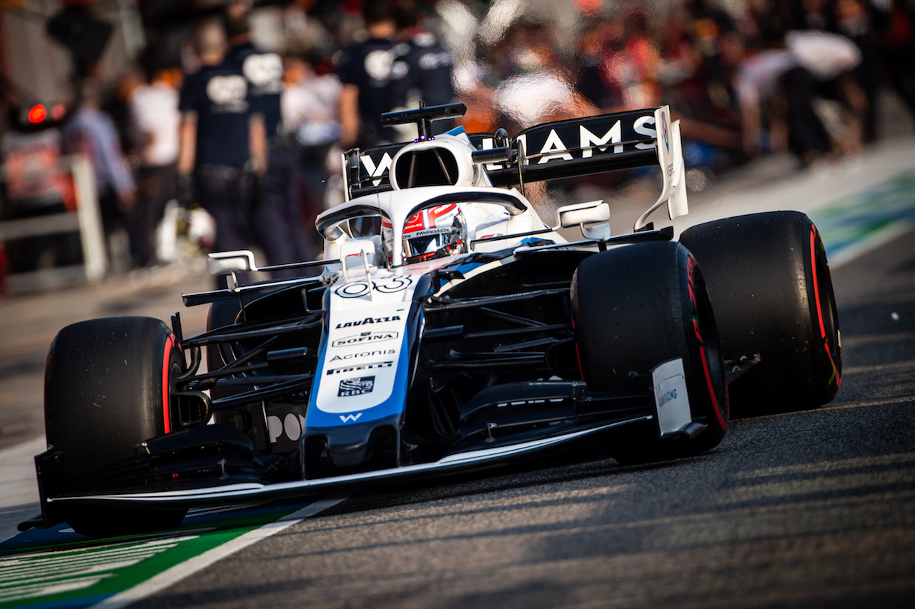 GP EMILIA ROMAGNA, George Russell (GBR) Williams Racing FW43.
31.10.2020. Formula 1 World Championship, Rd 13, Emilia Romagna Grand Prix, Imola, Italy, Qualifiche Day.
- www.xpbimages.com, EMail: requests@xpbimages.com © Copyright: Bearne / XPB Images