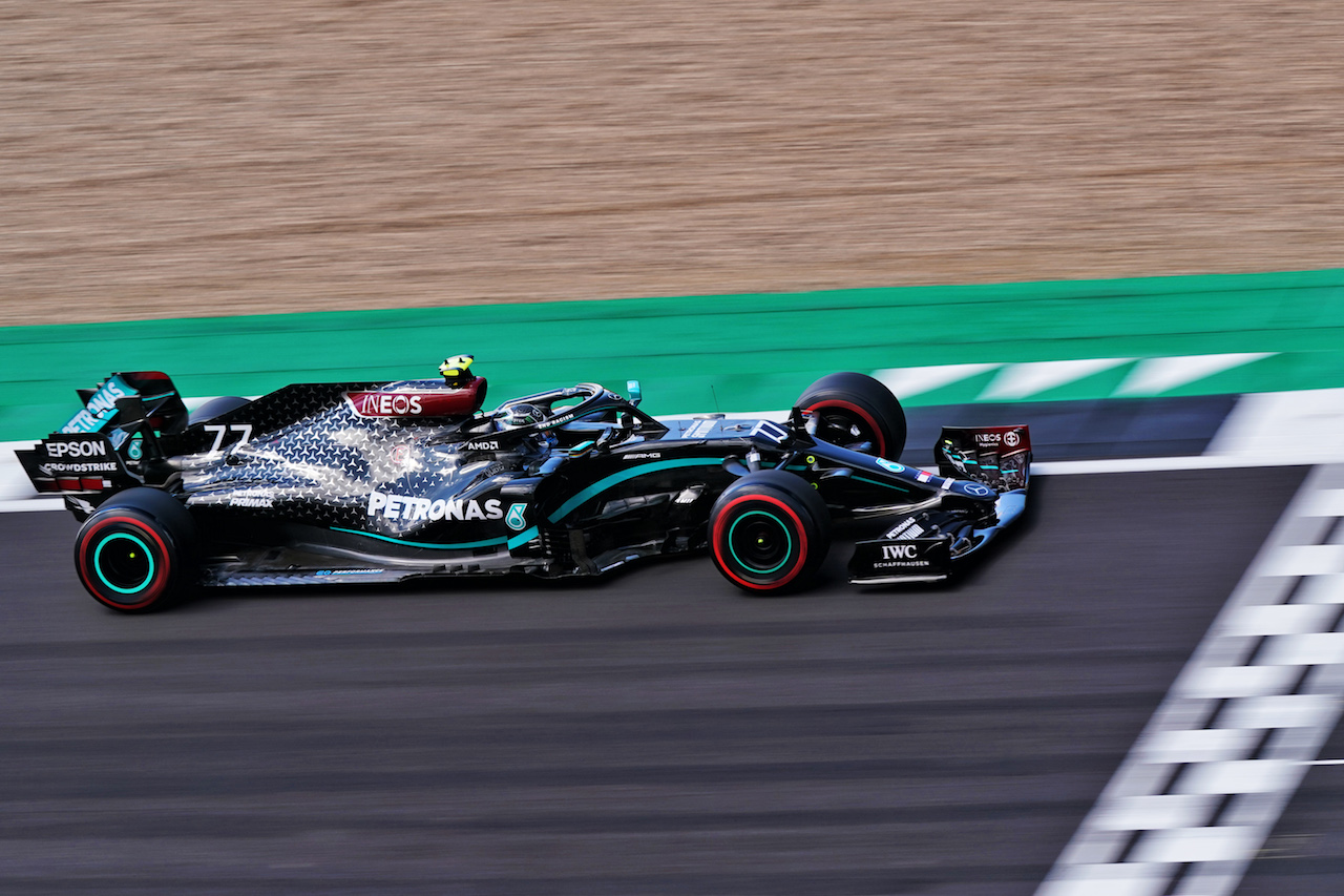 GP GRAN BRETAGNA, Valtteri Bottas (FIN) Mercedes AMG F1 W11.                               
01.08.2020. Formula 1 World Championship, Rd 4, British Grand Prix, Silverstone, England, Qualifiche Day.
- www.xpbimages.com, EMail: requests@xpbimages.com © Copyright: Dungan / XPB Images