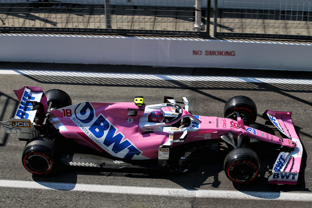 GP ITALIA, Lance Stroll (CDN) Racing Point F1 Team RP20.
05.09.2020. Formula 1 World Championship, Rd 8, Italian Grand Prix, Monza, Italy, Qualifiche Day.
- www.xpbimages.com, EMail: requests@xpbimages.com © Copyright: Batchelor / XPB Images