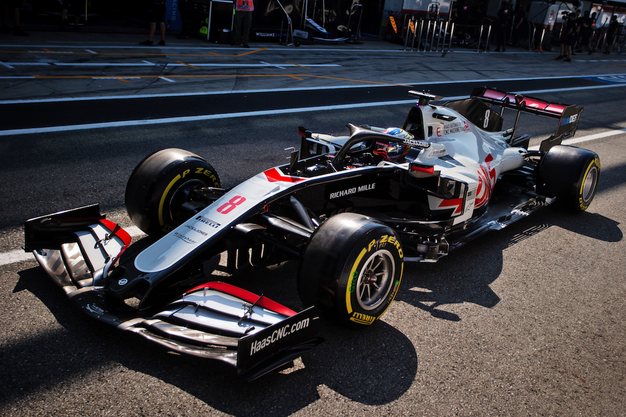 GP ITALIA, Romain Grosjean (FRA) Haas F1 Team VF-20.
04.09.2020. Formula 1 World Championship, Rd 8, Italian Grand Prix, Monza, Italy, Practice Day.
- www.xpbimages.com, EMail: requests@xpbimages.com © Copyright: Bearne / XPB Images