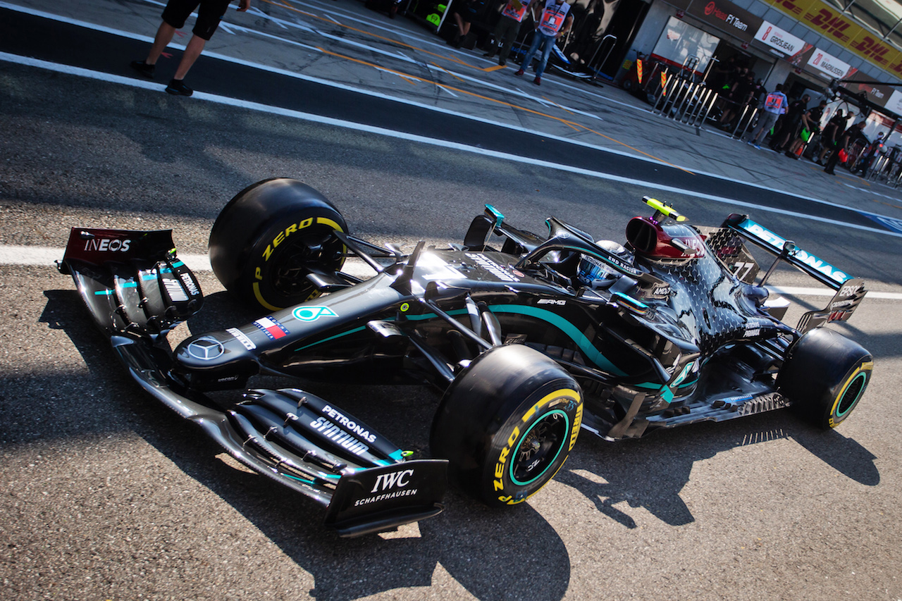 GP ITALIA, Valtteri Bottas (FIN) Mercedes AMG F1 W11.
04.09.2020. Formula 1 World Championship, Rd 8, Italian Grand Prix, Monza, Italy, Practice Day.
- www.xpbimages.com, EMail: requests@xpbimages.com © Copyright: Bearne / XPB Images