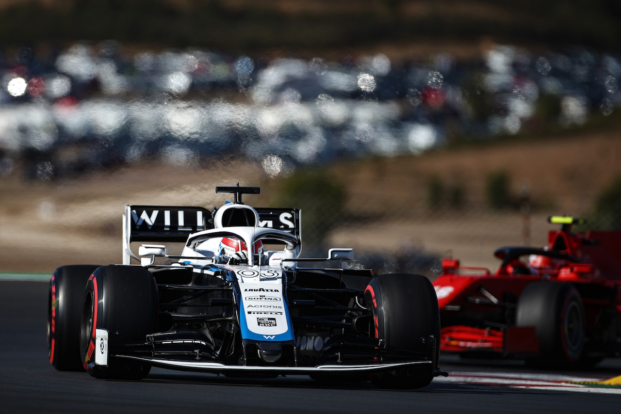 GP PORTOGALLO, George Russell (GBR), Williams F1 Team 
24.10.2020. Formula 1 World Championship, Rd 12, Portuguese Grand Prix, Portimao, Portugal, Qualifiche Day.
- www.xpbimages.com, EMail: requests@xpbimages.com ¬© Copyright: Charniaux / XPB Images