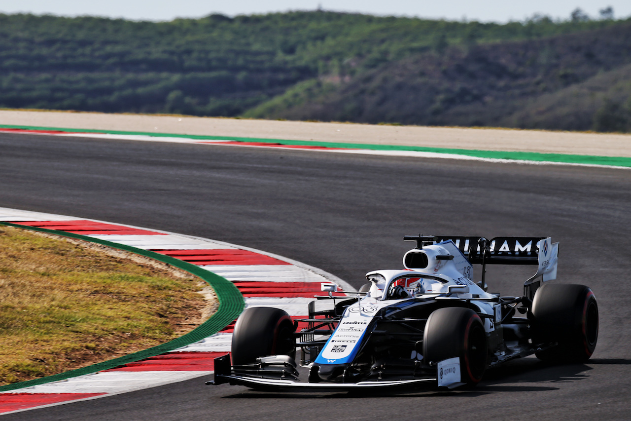 GP PORTOGALLO, George Russell (GBR) Williams Racing FW43.
24.10.2020. Formula 1 World Championship, Rd 12, Portuguese Grand Prix, Portimao, Portugal, Qualifiche Day.
- www.xpbimages.com, EMail: requests@xpbimages.com © Copyright: Batchelor / XPB Images