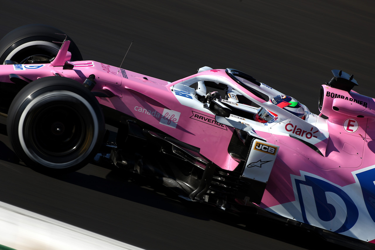 GP PORTOGALLO, Sergio Perez (MEX), Racing Point 
23.10.2020. Formula 1 World Championship, Rd 12, Portuguese Grand Prix, Portimao, Portugal, Practice Day.
- www.xpbimages.com, EMail: requests@xpbimages.com © Copyright: Charniaux / XPB Images