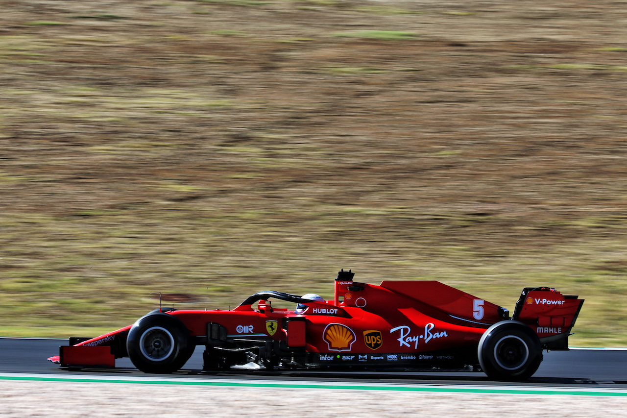 GP PORTOGALLO, Sebastian Vettel (GER) Ferrari SF1000.
23.10.2020. Formula 1 World Championship, Rd 12, Portuguese Grand Prix, Portimao, Portugal, Practice Day.
- www.xpbimages.com, EMail: requests@xpbimages.com © Copyright: Batchelor / XPB Images