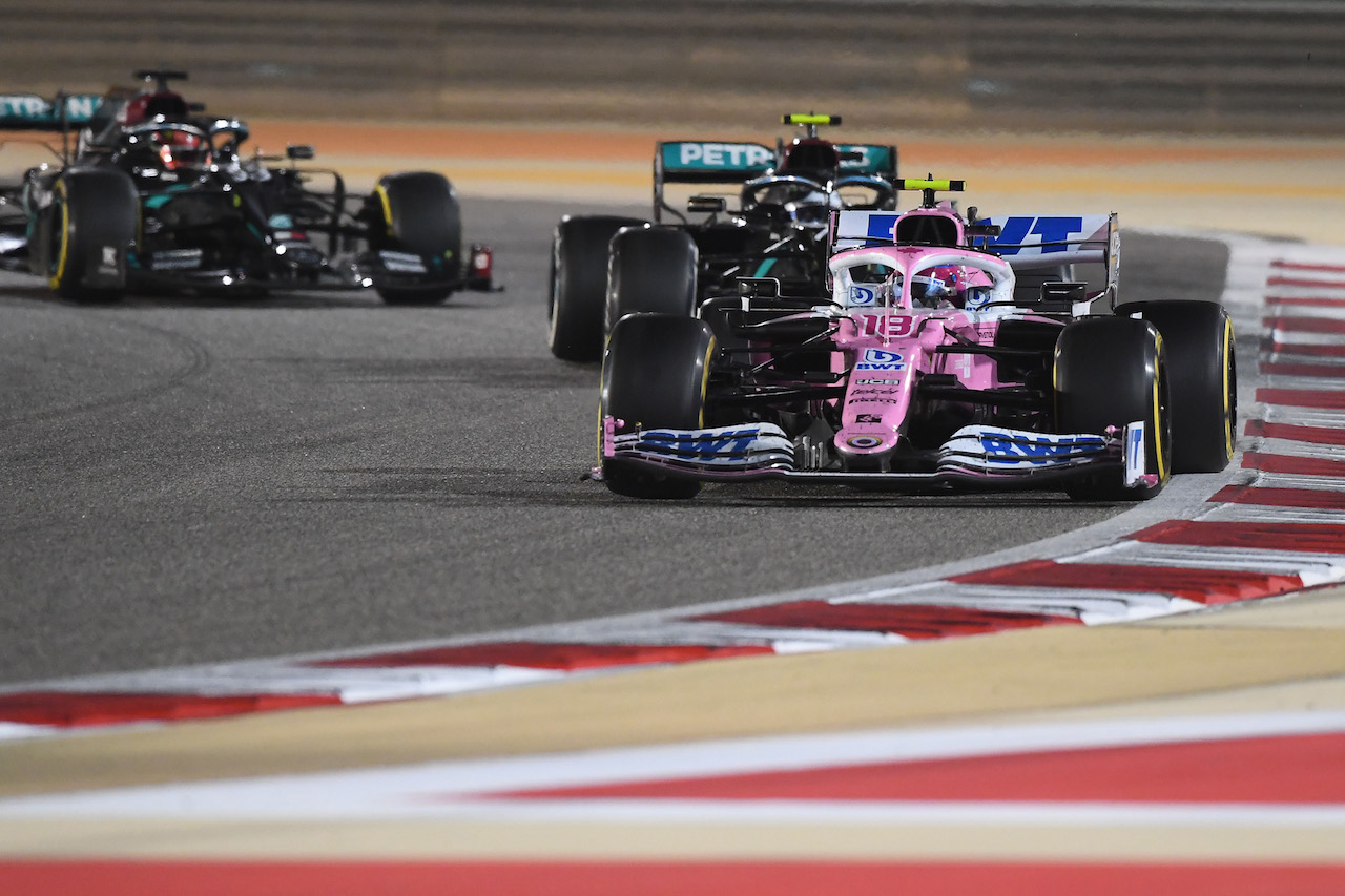 GP SAKHIR, Lance Stroll (CDN) Racing Point F1 Team RP20.
06.12.2020. Formula 1 World Championship, Rd 16, Sakhir Grand Prix, Sakhir, Bahrain, Gara Day.
- www.xpbimages.com, EMail: requests@xpbimages.com © Copyright: FIA Pool Image for Editorial Use Only