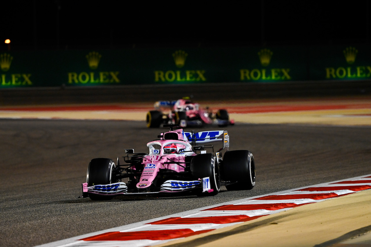 GP SAKHIR, Sergio Perez (MEX) Racing Point F1 Team RP19.
06.12.2020. Formula 1 World Championship, Rd 16, Sakhir Grand Prix, Sakhir, Bahrain, Gara Day.
- www.xpbimages.com, EMail: requests@xpbimages.com © Copyright: FIA Pool Image for Editorial Use Only