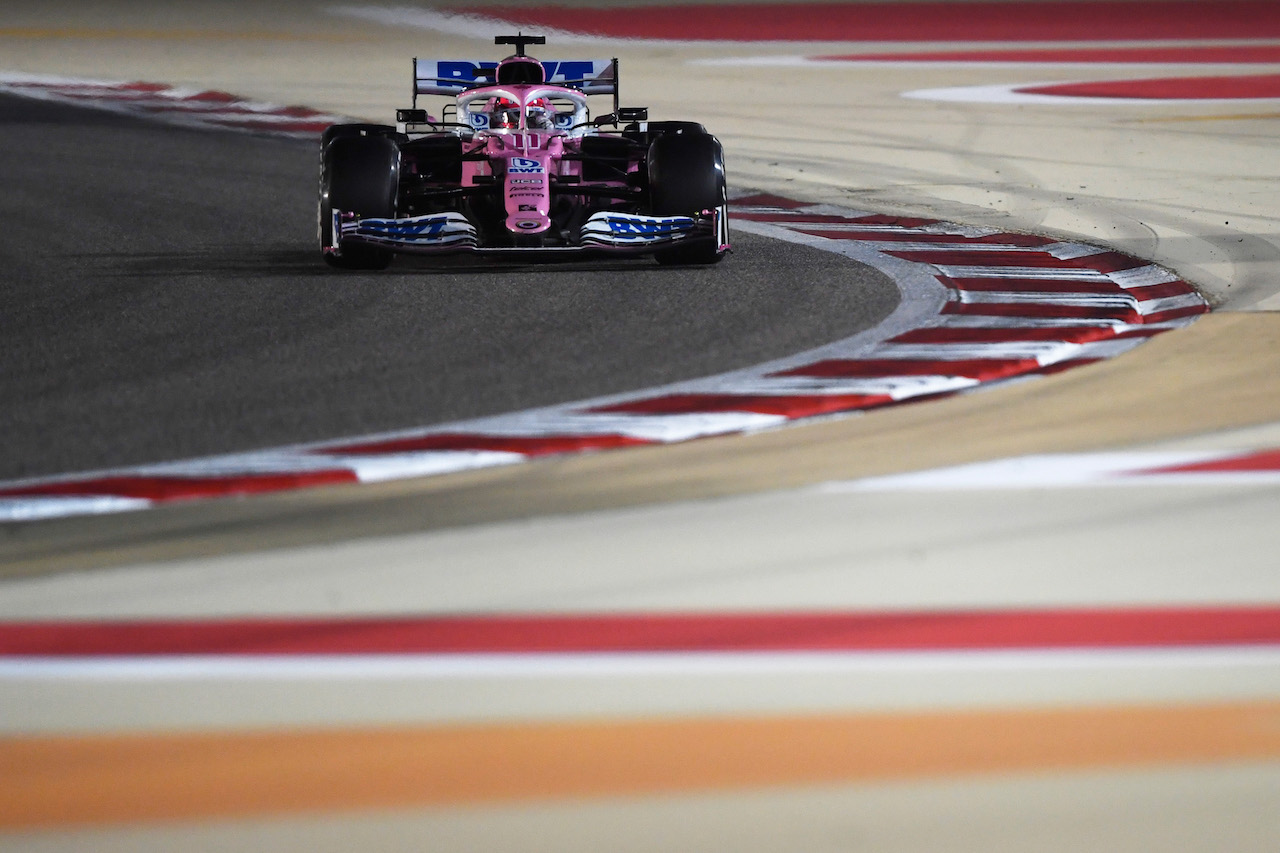 GP SAKHIR, Sergio Perez (MEX) Racing Point F1 Team RP19.
06.12.2020. Formula 1 World Championship, Rd 16, Sakhir Grand Prix, Sakhir, Bahrain, Gara Day.
- www.xpbimages.com, EMail: requests@xpbimages.com © Copyright: FIA Pool Image for Editorial Use Only