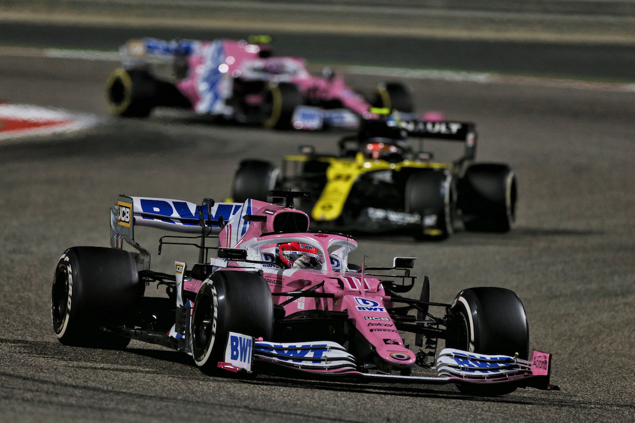 GP SAKHIR, Sergio Perez (MEX) Racing Point F1 Team RP19.
06.12.2020. Formula 1 World Championship, Rd 16, Sakhir Grand Prix, Sakhir, Bahrain, Gara Day.
- www.xpbimages.com, EMail: requests@xpbimages.com © Copyright: Moy / XPB Images