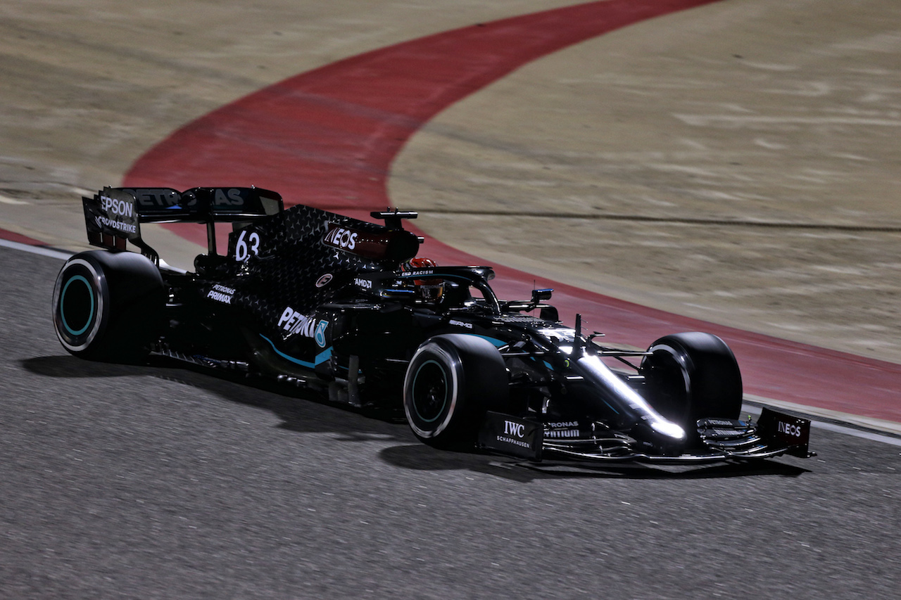 GP SAKHIR, George Russell (GBR) Mercedes AMG F1 W11.
04.12.2020. Formula 1 World Championship, Rd 16, Sakhir Grand Prix, Sakhir, Bahrain, Practice Day
- www.xpbimages.com, EMail: requests@xpbimages.com © Copyright: Moy / XPB Images