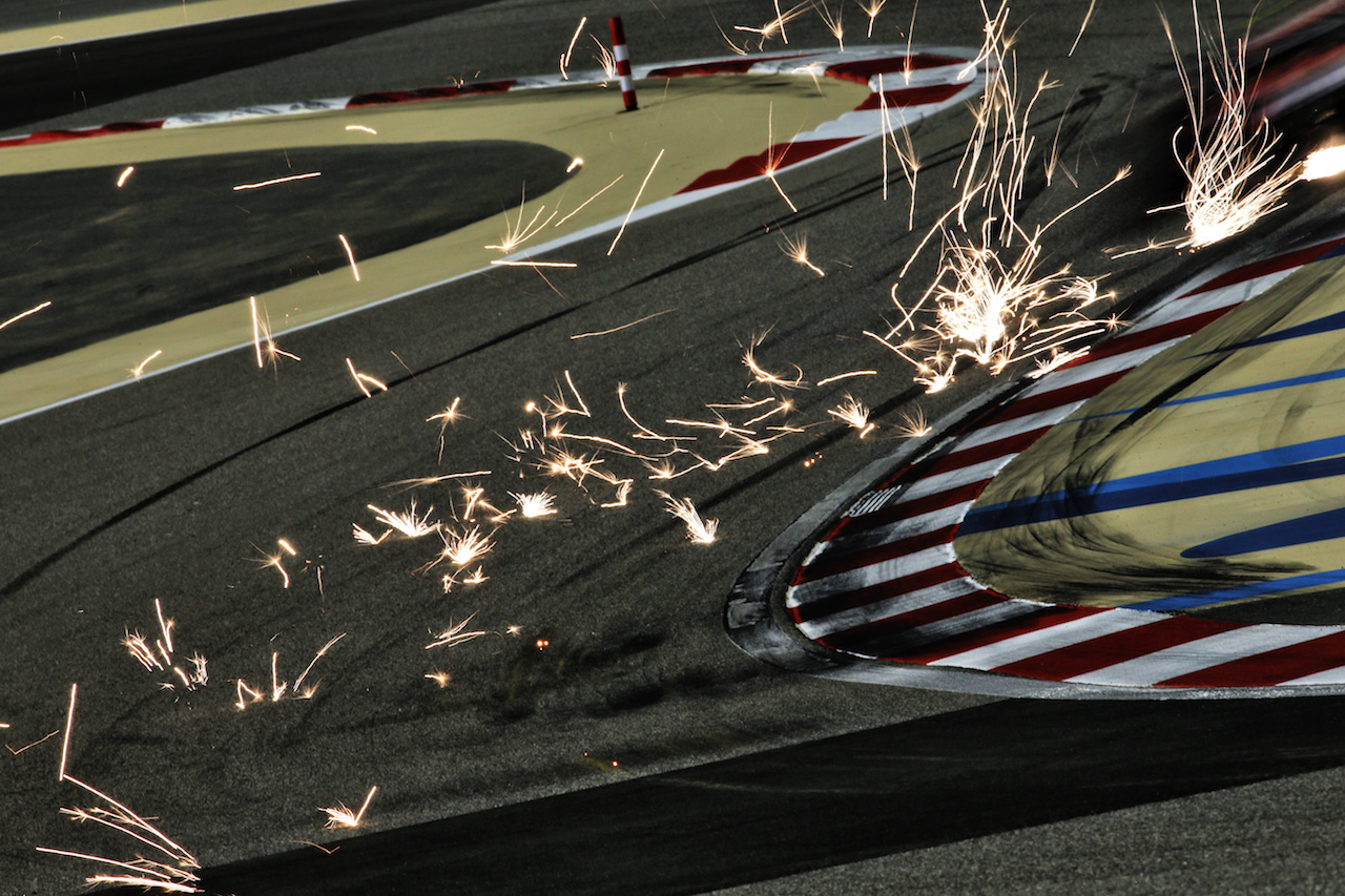 GP SAKHIR, Sparks.
04.12.2020. Formula 1 World Championship, Rd 16, Sakhir Grand Prix, Sakhir, Bahrain, Practice Day
- www.xpbimages.com, EMail: requests@xpbimages.com © Copyright: Batchelor / XPB Images