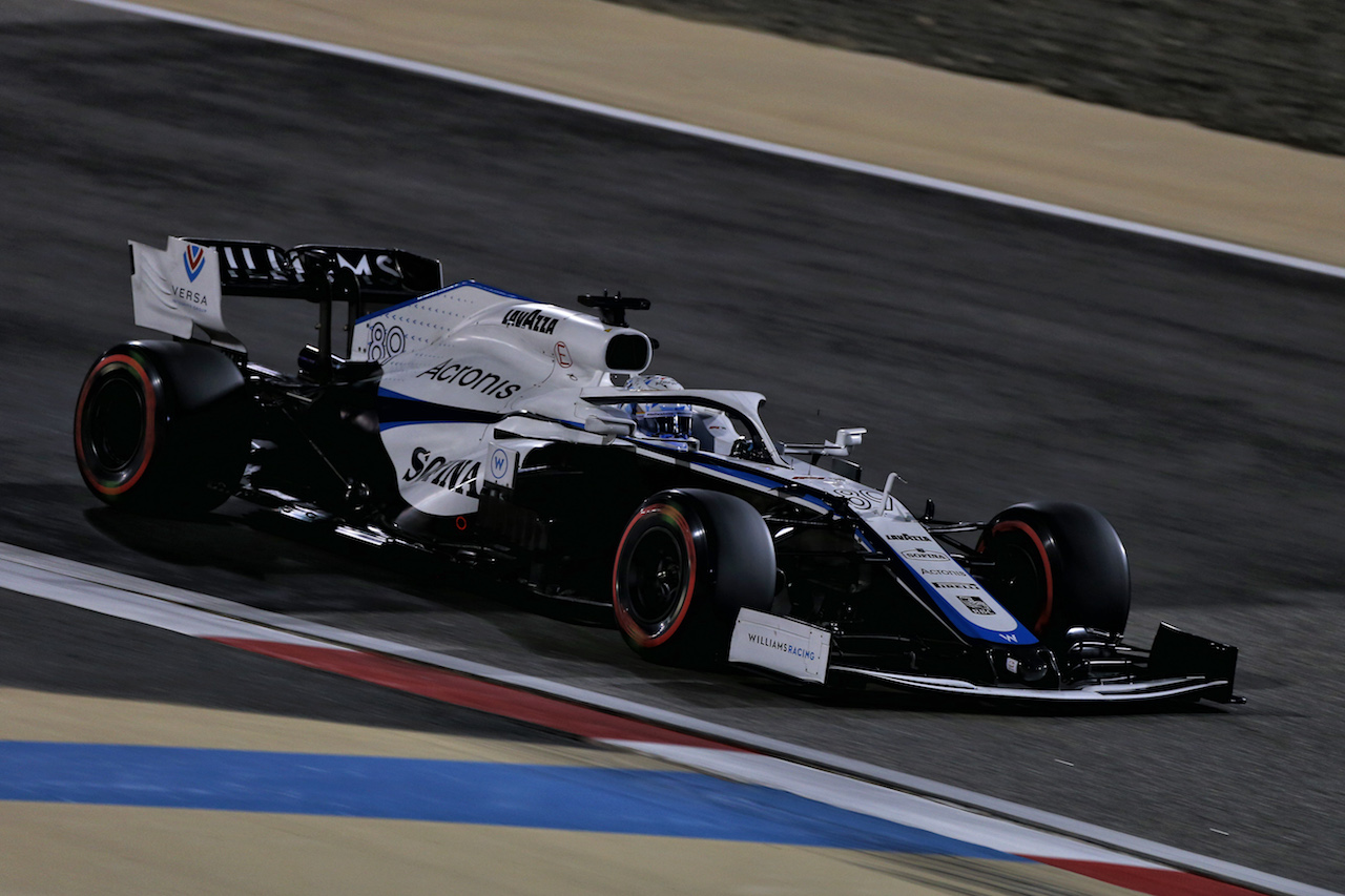 GP SAKHIR, Jack Aitken (GBR) / (KOR) Williams Racing FW43.
04.12.2020. Formula 1 World Championship, Rd 16, Sakhir Grand Prix, Sakhir, Bahrain, Practice Day
- www.xpbimages.com, EMail: requests@xpbimages.com © Copyright: Moy / XPB Images