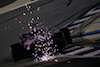 GP SAKHIR, Sergio Perez (MEX) Racing Point F1 Team RP19 sends sparks flying.
04.12.2020. Formula 1 World Championship, Rd 16, Sakhir Grand Prix, Sakhir, Bahrain, Practice Day
- www.xpbimages.com, EMail: requests@xpbimages.com © Copyright: Batchelor / XPB Images
