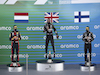 GP SPAGNA, The podium (L to R): Max Verstappen (NLD) Red Bull Racing, second; Lewis Hamilton (GBR) Mercedes AMG F1, vincitore; Valtteri Bottas (FIN) Mercedes AMG F1, third.
16.08.2020. Formula 1 World Championship, Rd 6, Spanish Grand Prix, Barcelona, Spain, Gara Day.
- www.xpbimages.com, EMail: requests@xpbimages.com - copy of publication required for printed pictures. Every used picture is fee-liable. © Copyright: FIA Pool Image for Editorial Use Only