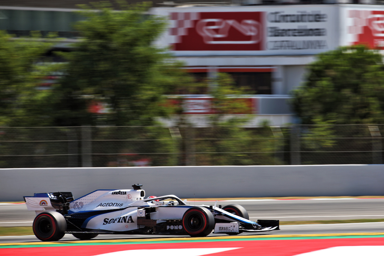 GP SPAGNA, George Russell (GBR) Williams Racing FW43.
14.08.2020 Formula 1 World Championship, Rd 6, Spanish Grand Prix, Barcelona, Spain, Practice Day.
- www.xpbimages.com, EMail: requests@xpbimages.com © Copyright: Batchelor / XPB Images