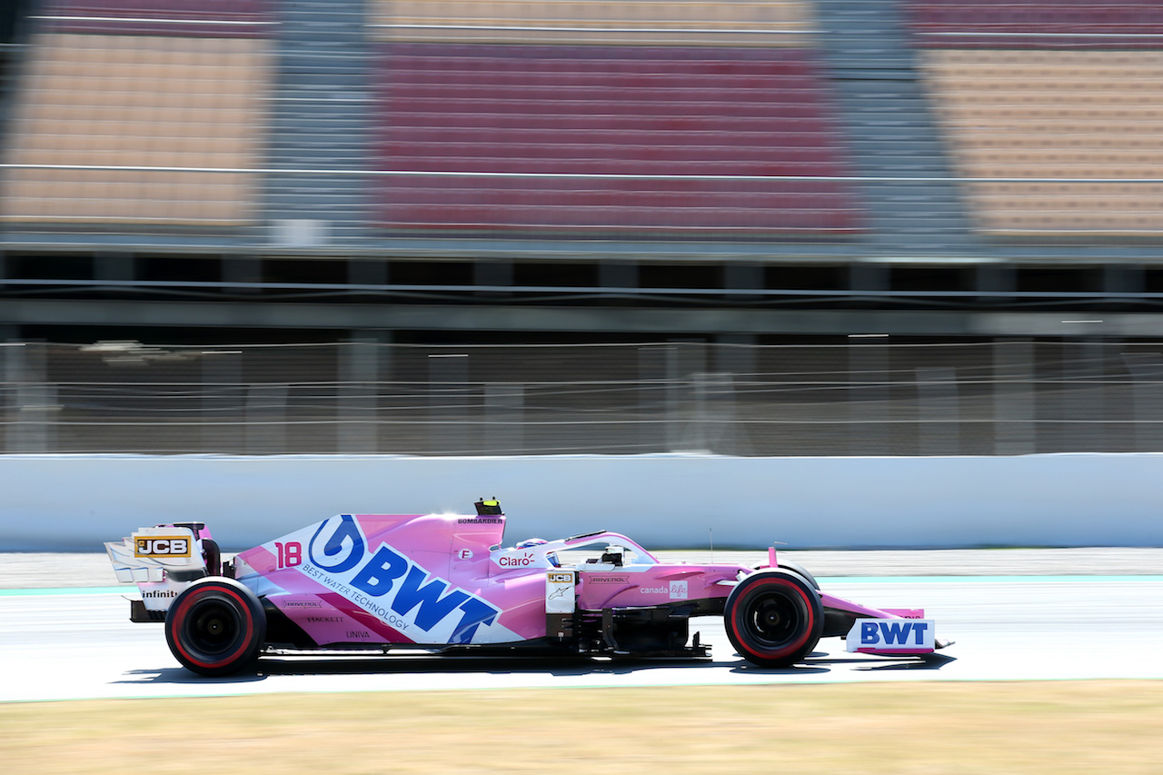 GP SPAGNA, Lance Stroll (CDN) Racing Point F1 Team RP20.
14.08.2020 Formula 1 World Championship, Rd 6, Spanish Grand Prix, Barcelona, Spain, Practice Day.
- www.xpbimages.com, EMail: requests@xpbimages.com © Copyright: Batchelor / XPB Images