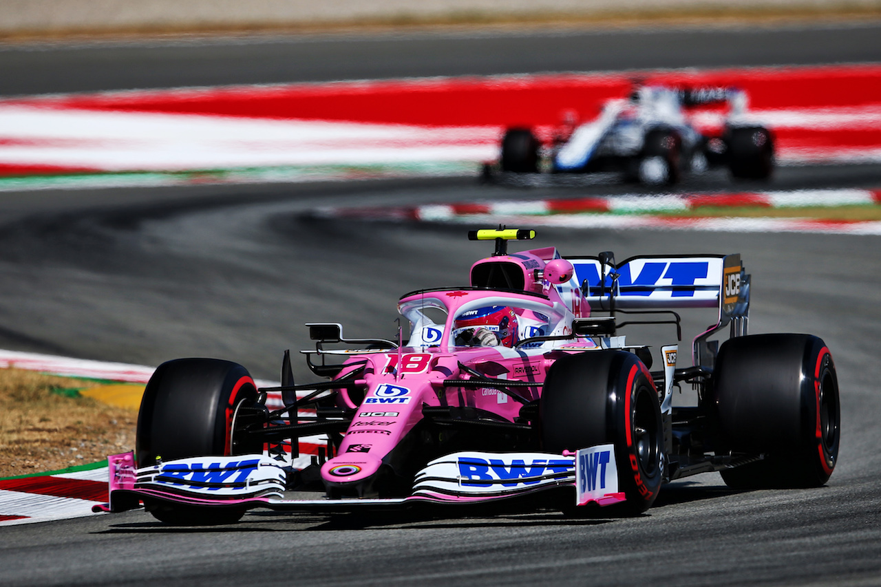 GP SPAGNA, Lance Stroll (CDN) Racing Point F1 Team RP20.
14.08.2020 Formula 1 World Championship, Rd 6, Spanish Grand Prix, Barcelona, Spain, Practice Day.
- www.xpbimages.com, EMail: requests@xpbimages.com © Copyright: Filipe / XPB Images