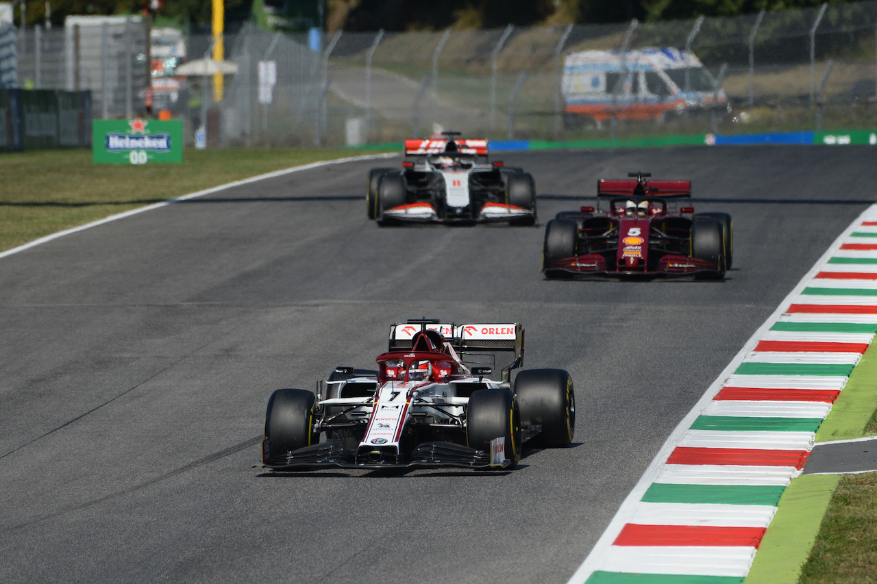 GP TOSCANA FERRARI 1000, Kimi Raikkonen (FIN) Alfa Romeo Racing C39.
13.09.2020. Formula 1 World Championship, Rd 9, Tuscan Grand Prix, Mugello, Italy, Gara Day.
- www.xpbimages.com, EMail: requests@xpbimages.com © Copyright: FIA Pool Image for Editorial Use Only