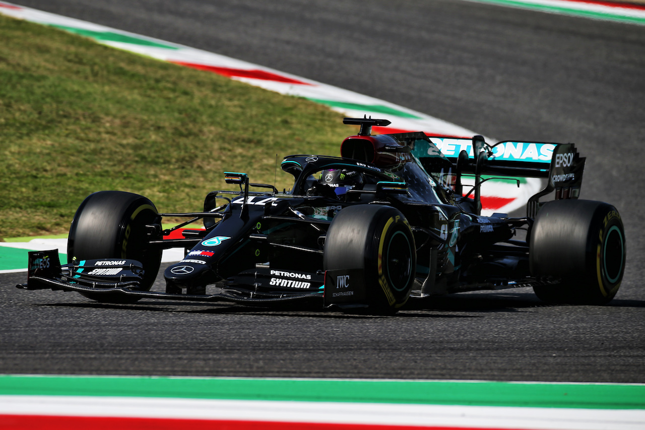 GP TOSCANA FERRARI 1000, Lewis Hamilton (GBR) Mercedes AMG F1 W11.
11.09.2020. Formula 1 World Championship, Rd 9, Tuscan Grand Prix, Mugello, Italy, Practice Day.
- www.xpbimages.com, EMail: requests@xpbimages.com © Copyright: Batchelor / XPB Images