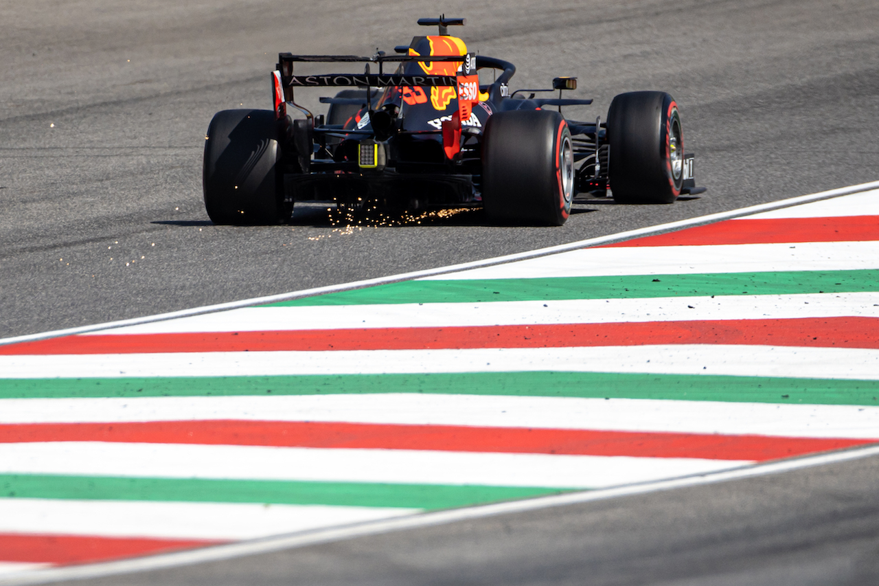 GP TOSCANA FERRARI 1000, Max Verstappen (NLD) Red Bull Racing RB16.
11.09.2020. Formula 1 World Championship, Rd 9, Tuscan Grand Prix, Mugello, Italy, Practice Day.
- www.xpbimages.com, EMail: requests@xpbimages.com © Copyright: Bearne / XPB Images