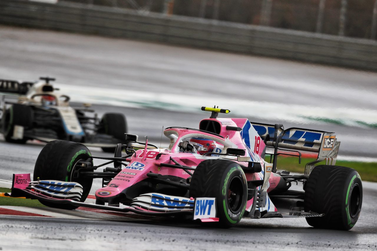 GP TURCHIA, Lance Stroll (CDN) Racing Point F1 Team RP20.
15.11.2020. Formula 1 World Championship, Rd 14, Turkish Grand Prix, Istanbul, Turkey, Gara Day.
- www.xpbimages.com, EMail: requests@xpbimages.com © Copyright: Staley / XPB Images