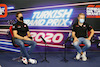 GP TURCHIA, (L to R): Romain Grosjean (FRA) Haas F1 Team e team mate Kevin Magnussen (DEN) Haas F1 Team in the FIA Press Conference.
12.11.2020. Formula 1 World Championship, Rd 14, Turkish Grand Prix, Istanbul, Turkey, Preparation Day.
- www.xpbimages.com, EMail: requests@xpbimages.com © Copyright: FIA Pool Image for Editorial Use Only