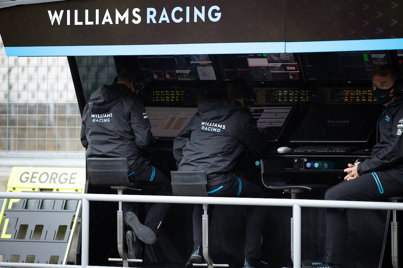 GP UNGHERIA, Williams Racing pit gantry.
18.07.2020. Formula 1 World Championship, Rd 3, Hungarian Grand Prix, Budapest, Hungary, Qualifiche Day.
- www.xpbimages.com, EMail: requests@xpbimages.com © Copyright: Bearne / XPB Images